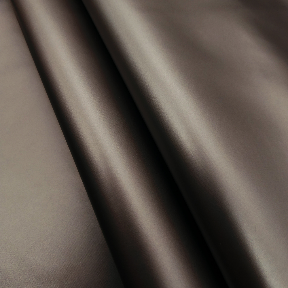 Курточная ткань с металлизированным полиуретановым покрытием TISSEL GLAM 